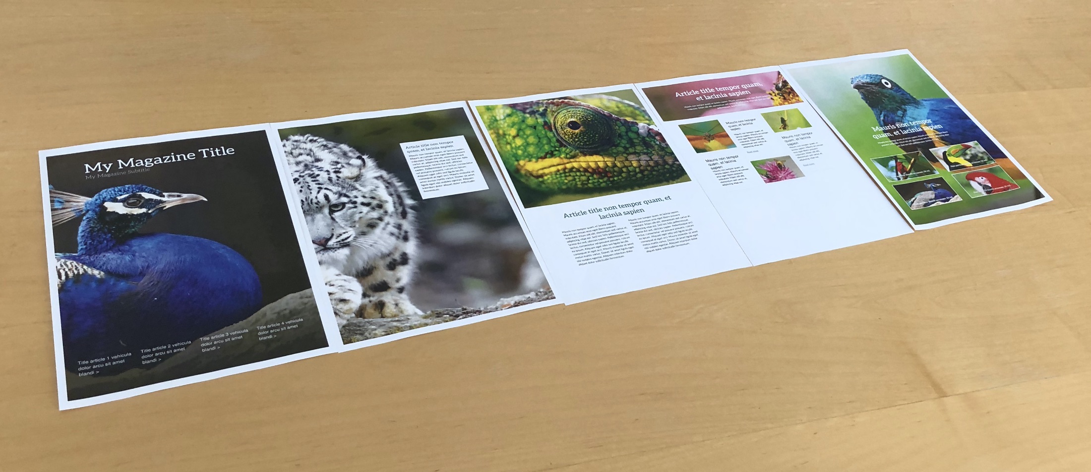 Printed pages